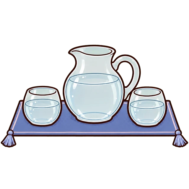 硝子の涼み水セット