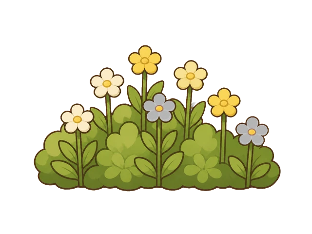 黄色い花の草むら