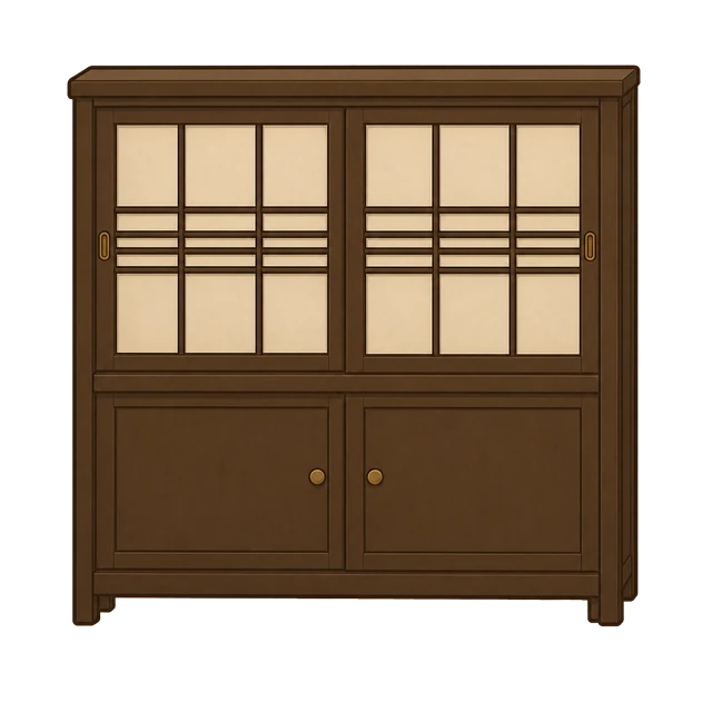 茶器の収納棚