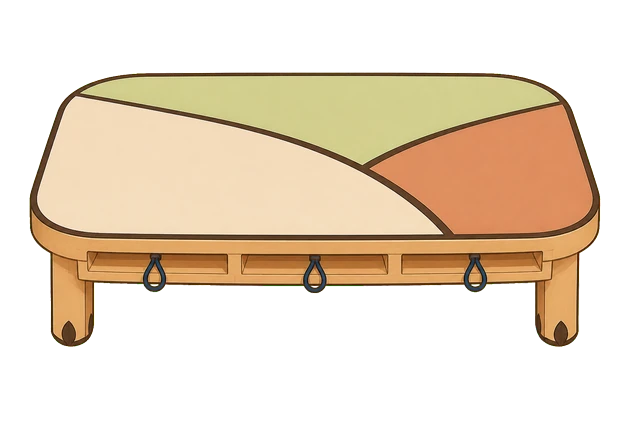 種包みの作業台