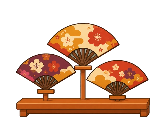 扇の飾り台